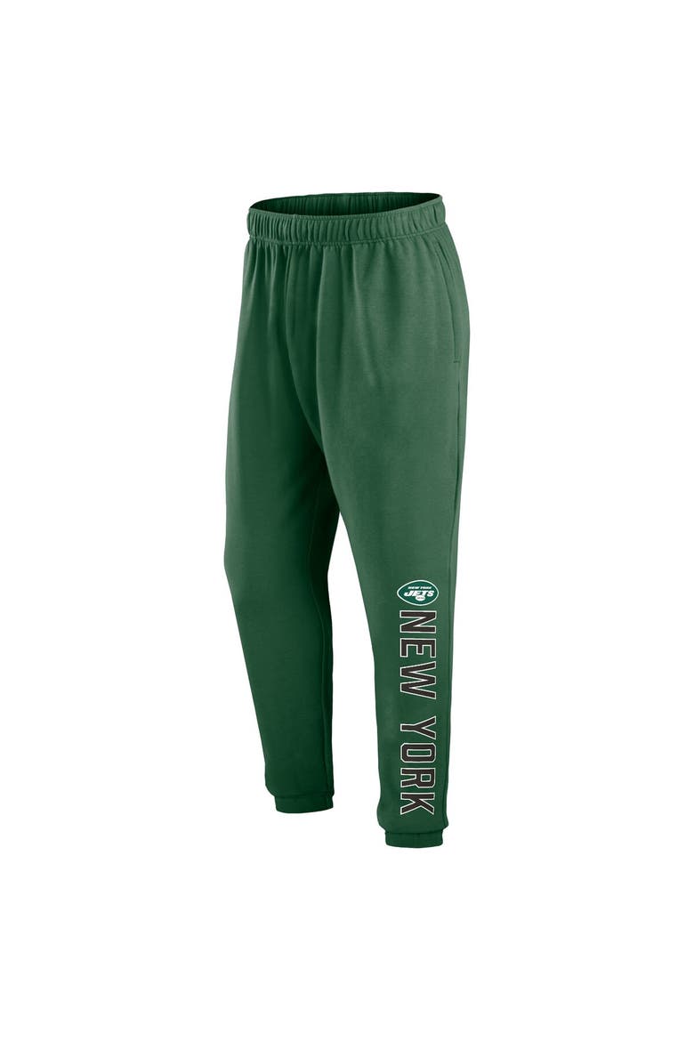 Men's Fanatics Branded Green New York Jets Big & Tall Chop Block Lounge Pants, Alternate, color, Green