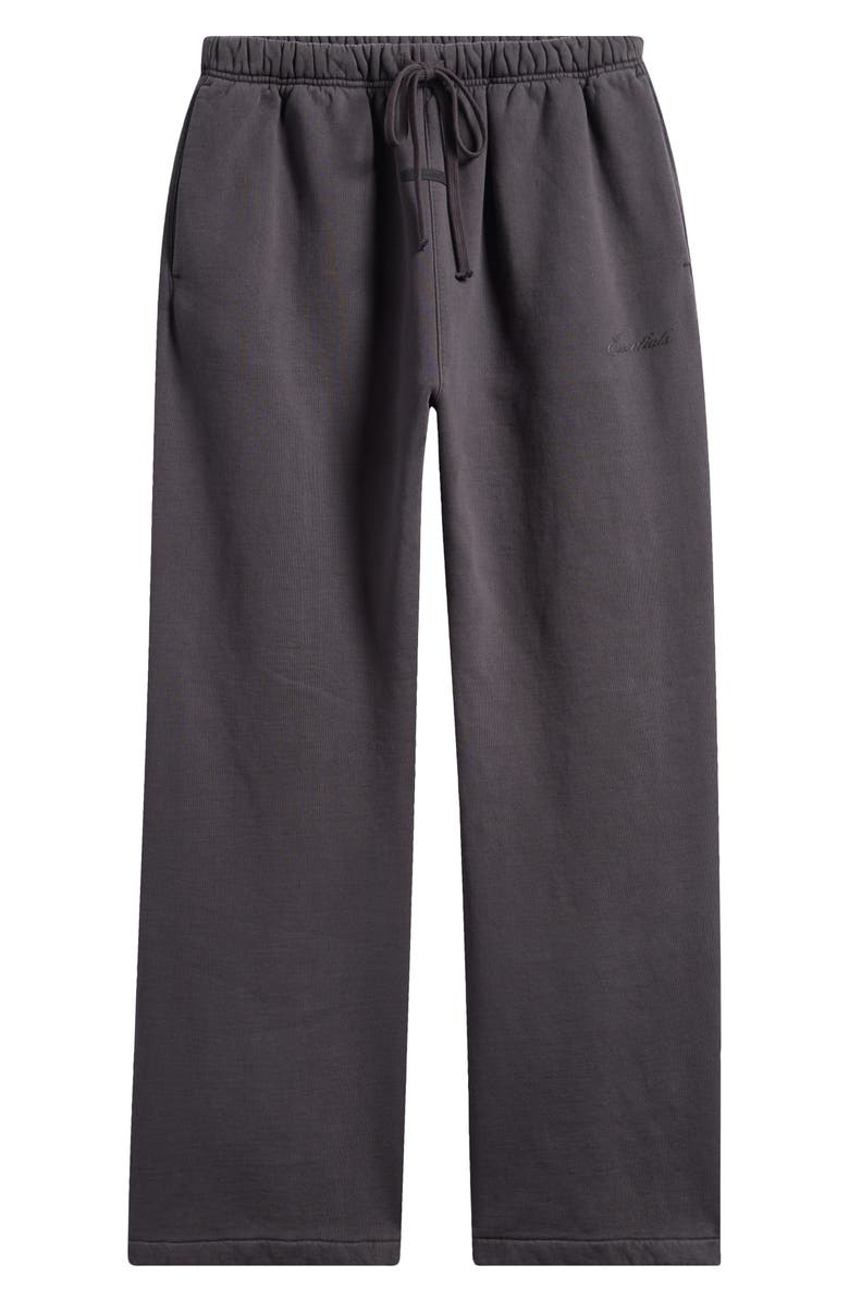 Fear of God Essentials Signature Flare Sweatpants, Alternate, color, Concrete/Dark Concrete Heather