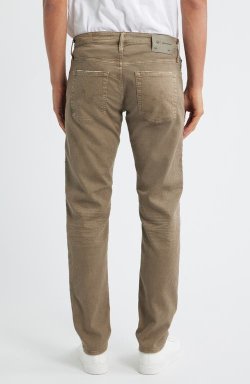 Ag Tellis Slim Fit Corduroy Pants In Neutral