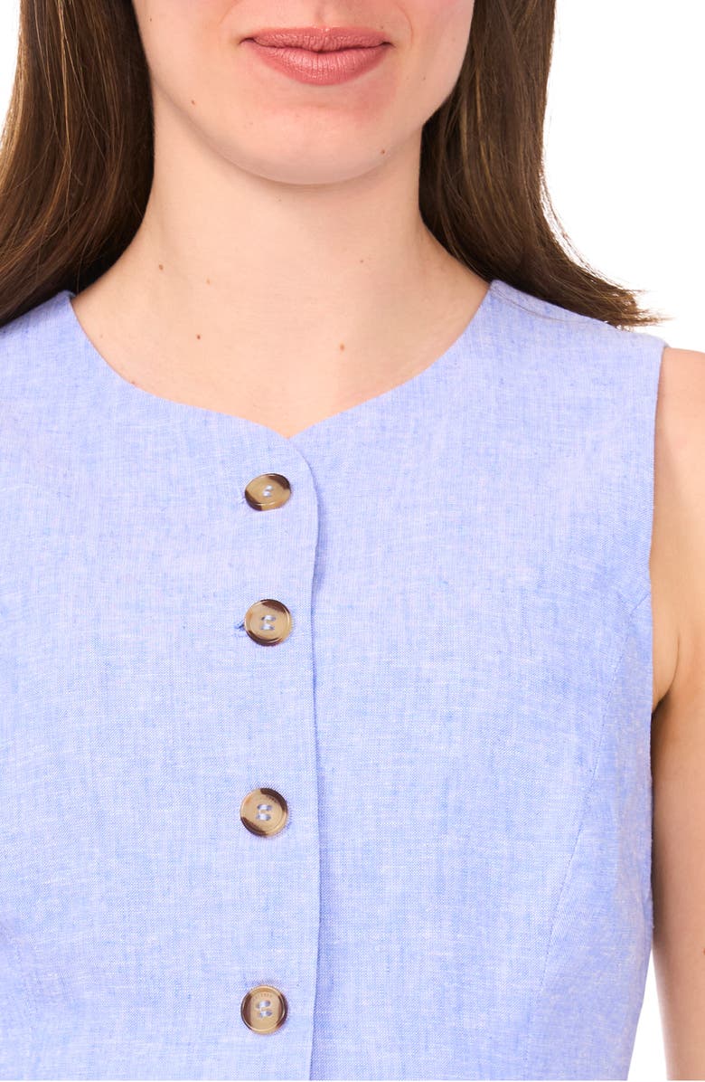 Halogen<sup>®</sup> Linen Blend Vest, Alternate, color, Ultramarine