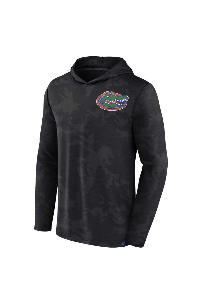 Men's Fanatics  Black Florida Gators Camo Hoodie Long Sleeve T-Shirt, Alternate, color, Black
