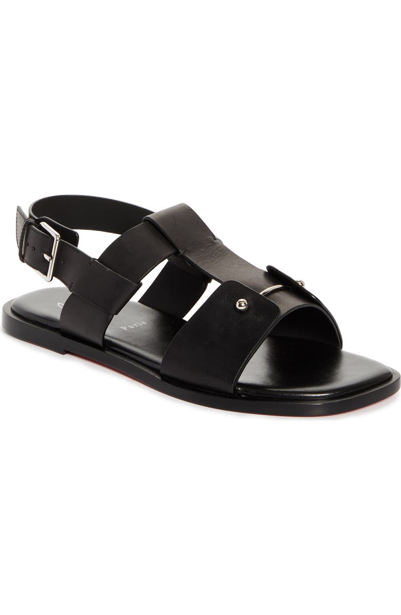 Christian Louboutin Chambeliss Sandal, Main, color, Black