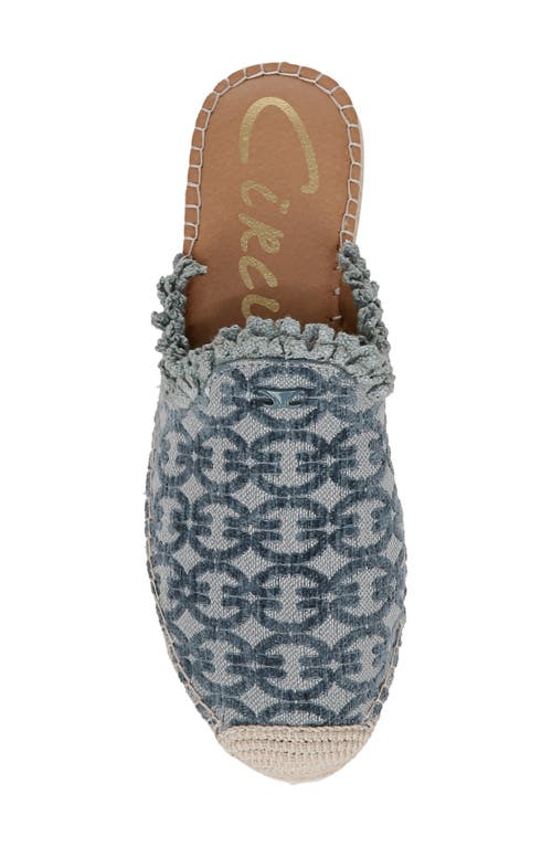 Circus Ny By Sam Edelman Mallory Ruffle Mule Slides In Tidal Teal