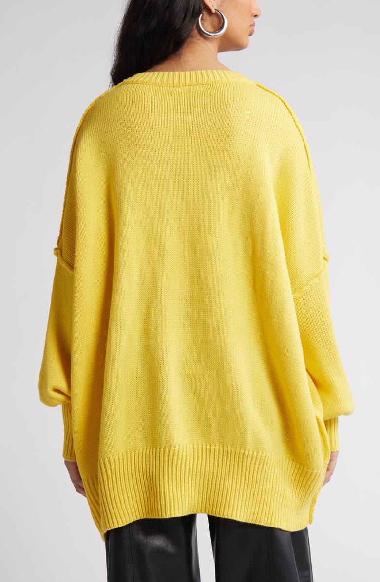 Dressed in Lala Smile Oversize Sweater, Alternate, color, 