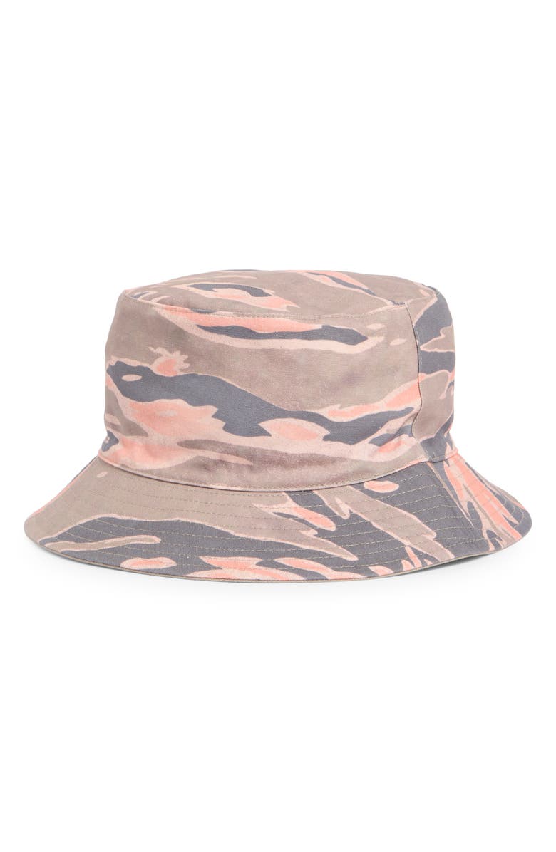 AllSaints Solar Camo Bucket Hat, Alternate, color, 