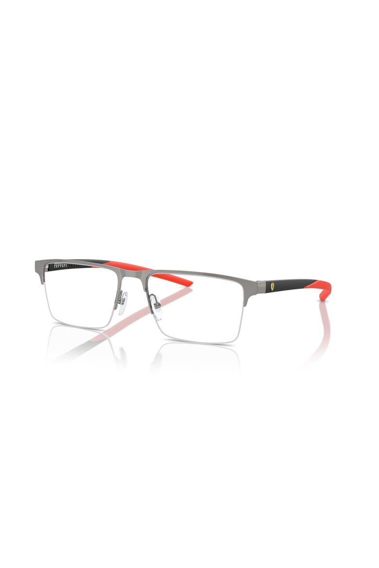 57mm Rectangle optical glasses, Main, color, Grey