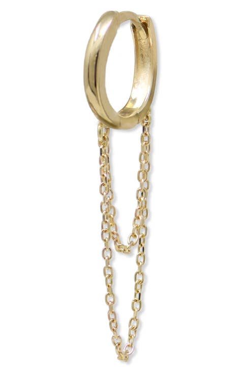 Classique Mini Chain Single Drop Earring