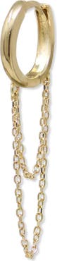 Anzie Classique Mini Chain Single Drop Earring
