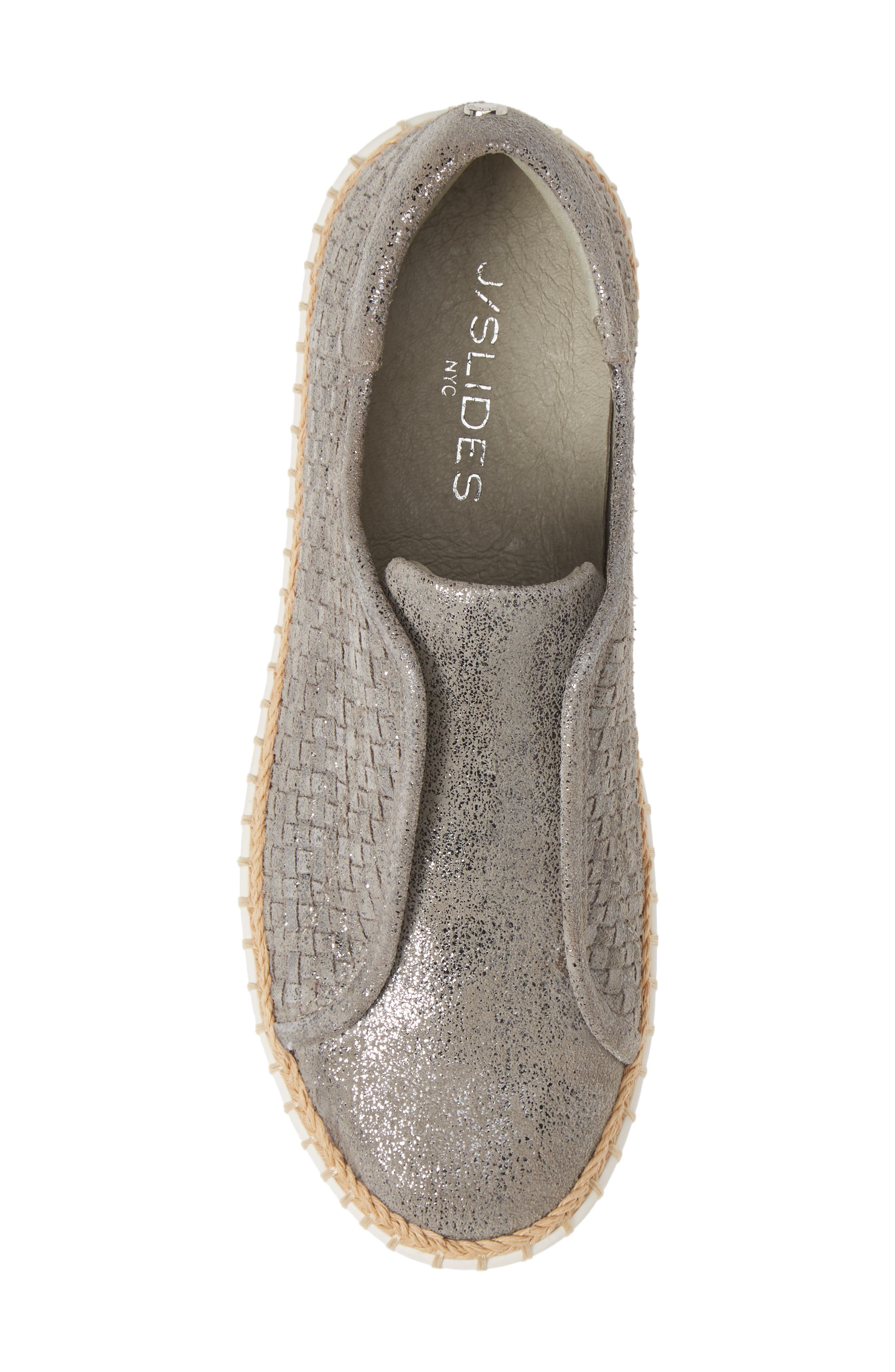 Kayla Slip-On Sneaker, Alternate, color, PEWTER KISS LEATHER