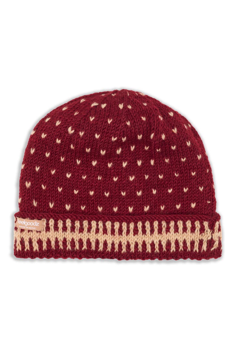 Feelgoodz Women's Artisan Hand-Knit Appalachian Cap, Main, color, Tanager