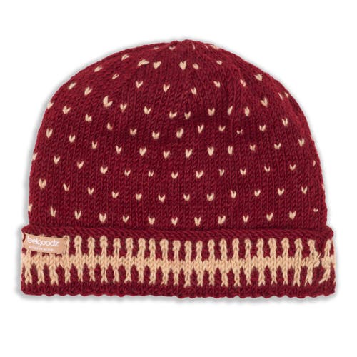 Feelgoodz Artisan Hand-knit Appalachian Cap In Brown