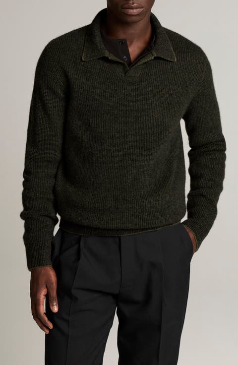 Thermal Knit Boiled Cashmere Sweater