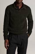 Vince Thermal Knit Boiled Cashmere Sweater