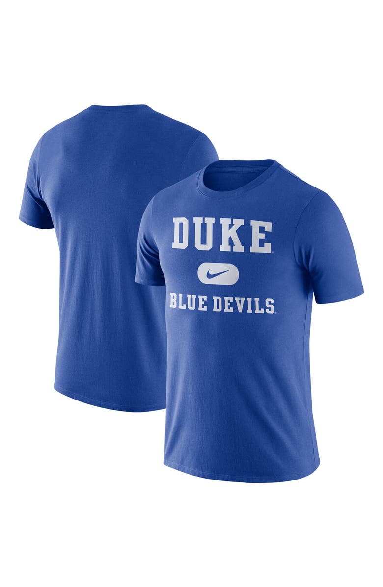 Nike Men's Nike Royal Duke Blue Devils Team Arch T-Shirt, Main, color, 