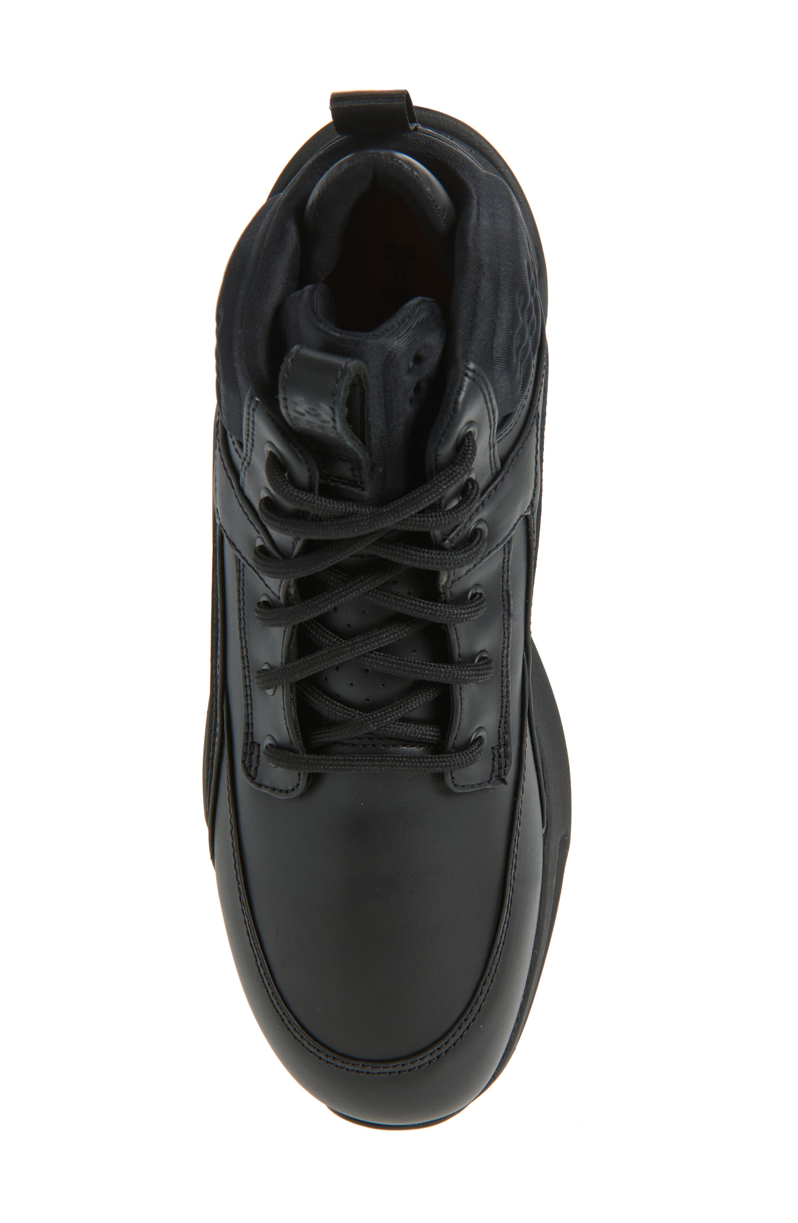 Under Armour 695 Lace-Up Boot, Alternate, color, Black