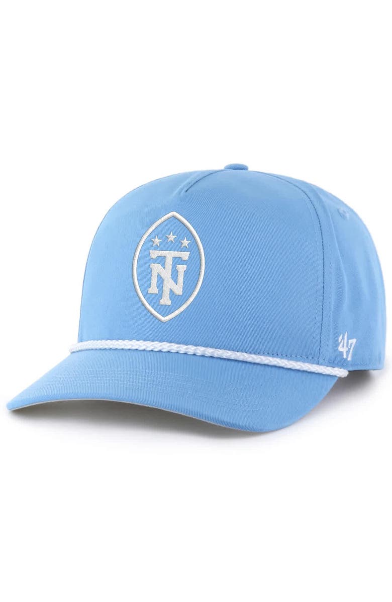 '47 Men's '47  Light Blue Tennessee Titans Secondary Logo Rope Hitch Adjustable Hat, Main, color, Light Blue