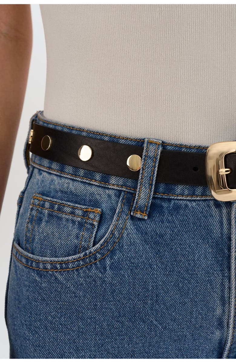 LAMARQUE Hamptons | Leather Belt, Alternate, color, Black