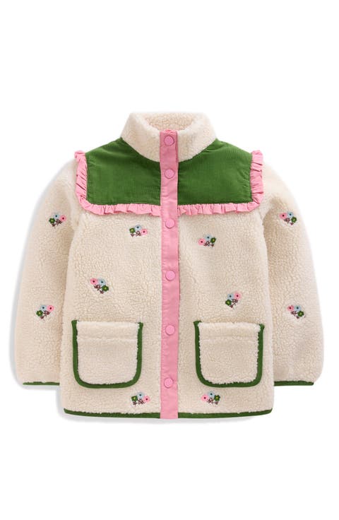 Kids' Pretty Mixed Media Jacket (Toddler, Little Kid & Big Kid)