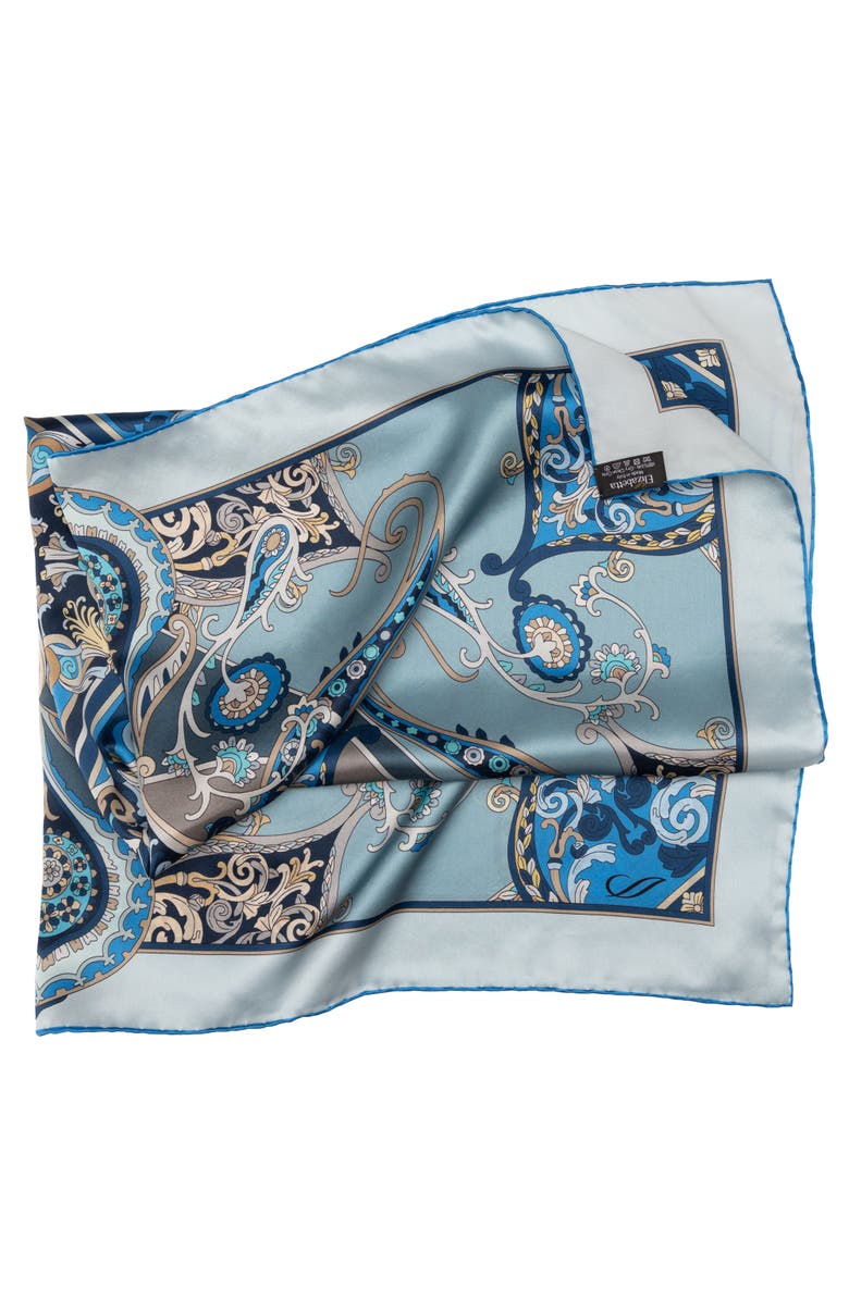 Elizabetta Romina - Silk Foulard for Women, Alternate, color, Blue