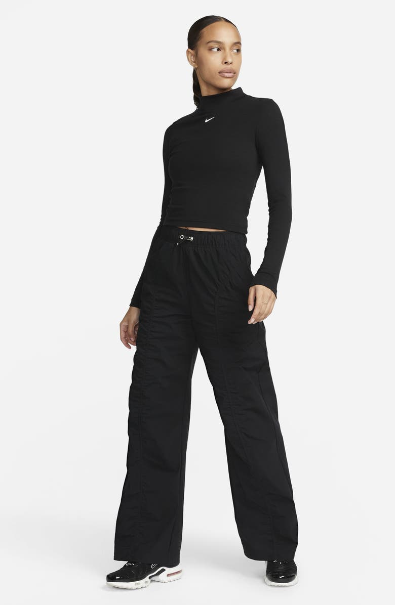 Nike Essentials Ribbed Long Sleeve Top, Alternate, color, 