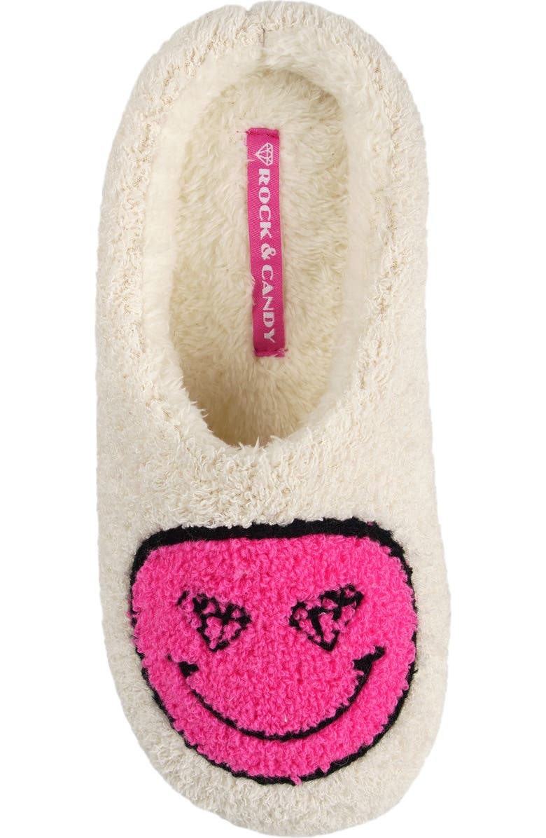 ROCK AND CANDY Scuff Slipper, Alternate, color, White Fabric - Whtfb