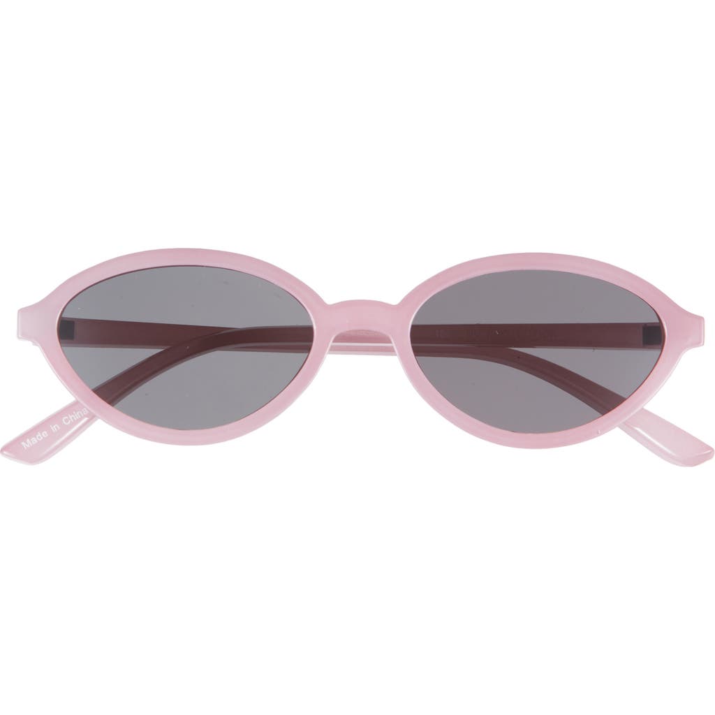 Bp. Oval Sunglasses In Milky Purple