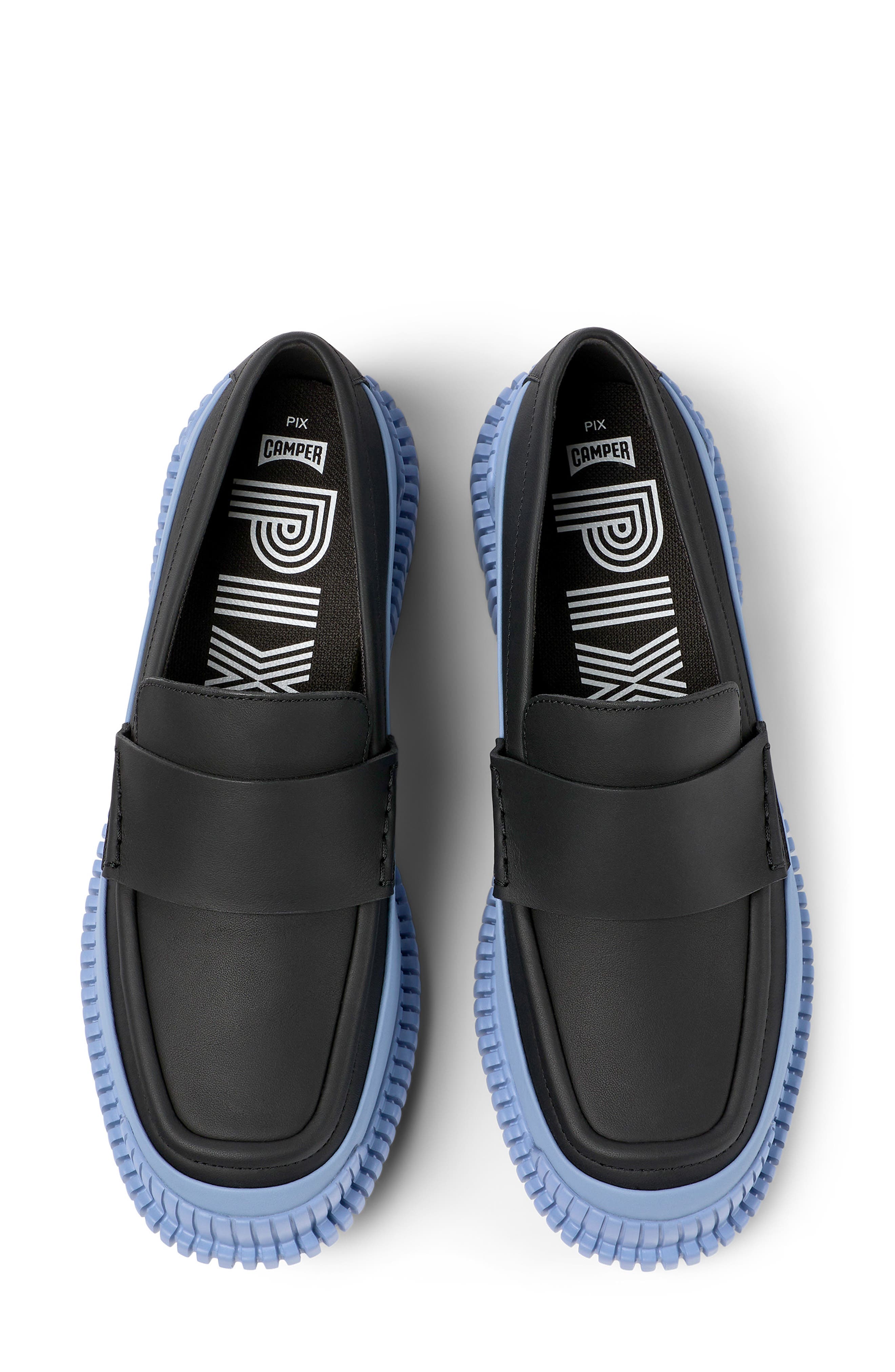 Pix Loafer, Alternate, color, BLACK/ BLUE