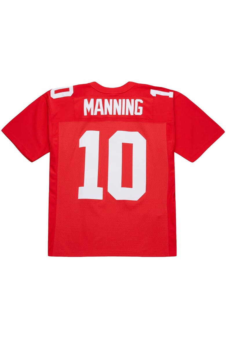 Men's Mitchell & Ness Eli Manning Red New York Giants 2004 Team Legacy Retired Player Big & Tall Jersey, Alternate, color, Red