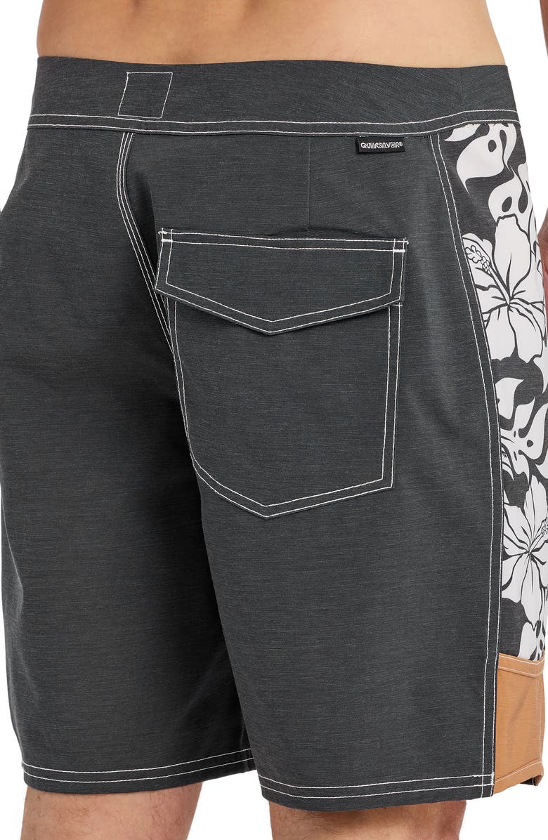 Quiksilver Original Arch 18" Water Repellent Board Shorts, Alternate, color, Black