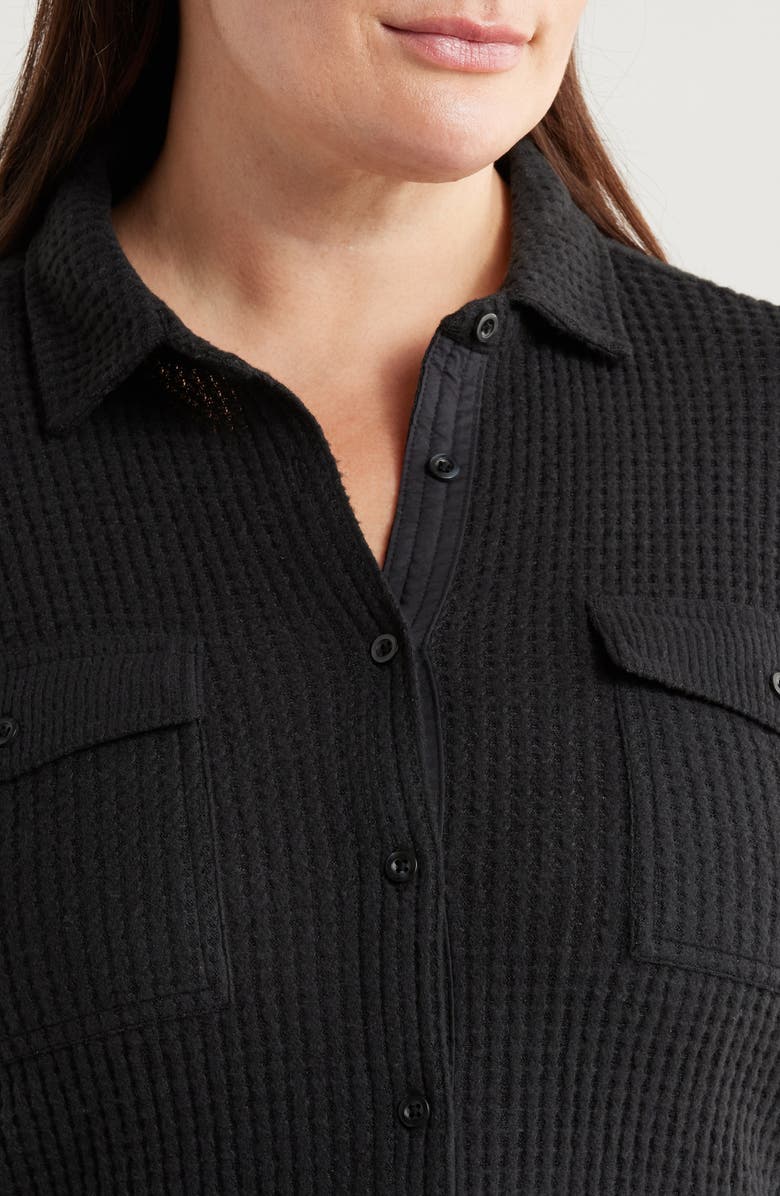 Lucky Brand Cloud Waffle Button-Up Shirt, Alternate, color,