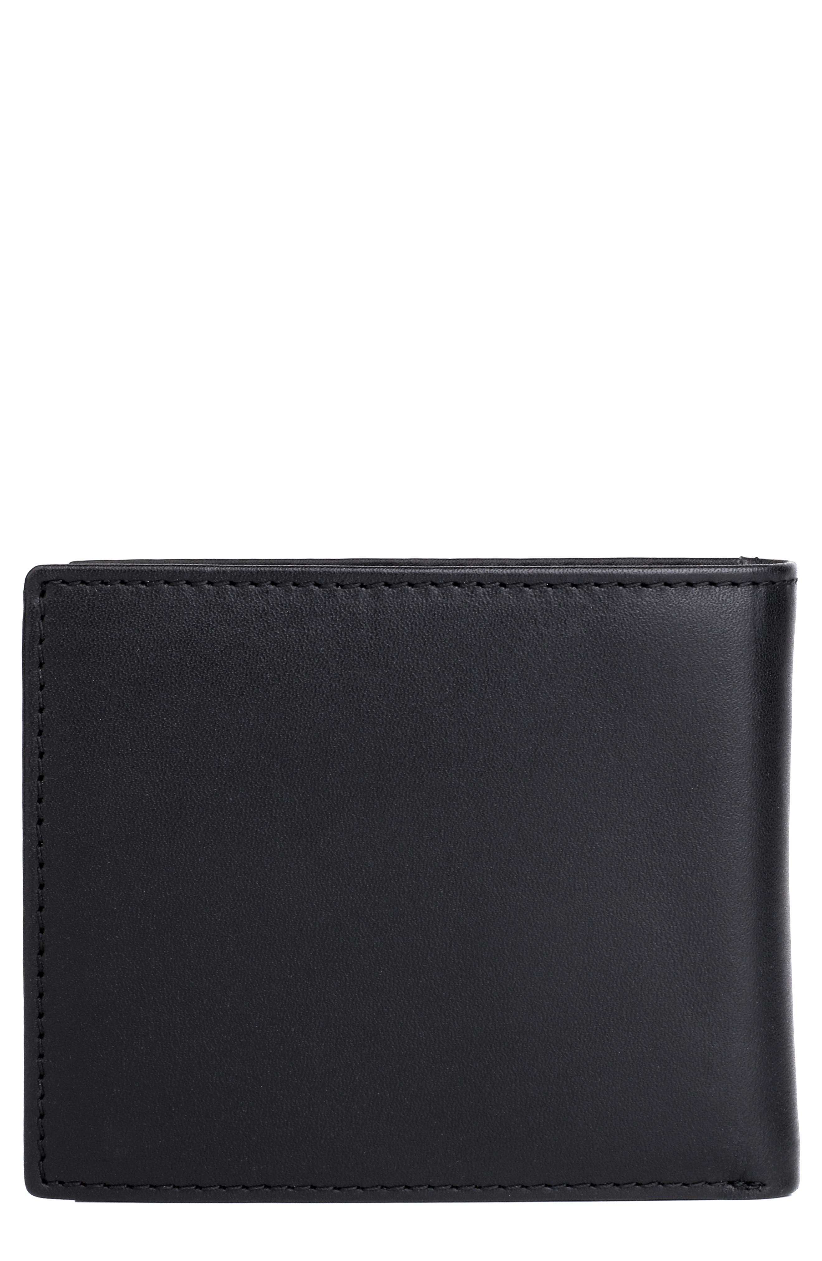BUXTON RFID Convertible Thinfold Leather Wallet