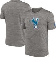 Nike Men's Nike  Heather Charcoal Indianapolis Colts Indiana Nights Alternate Sideline Performance T-Shirt