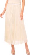 Halogen® Metallic Pleated Skirt