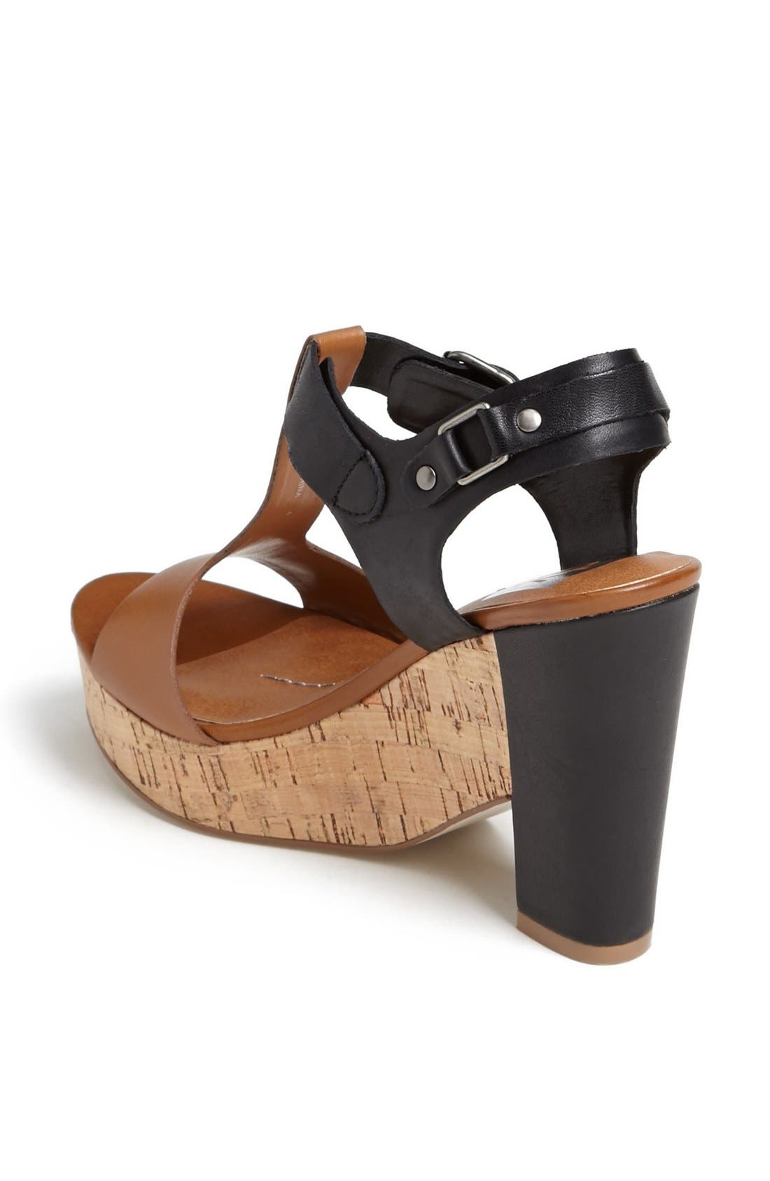 DV by Dolce Vita 'Jaye' Sandal, Alternate, color, COGNAC/ BLACK