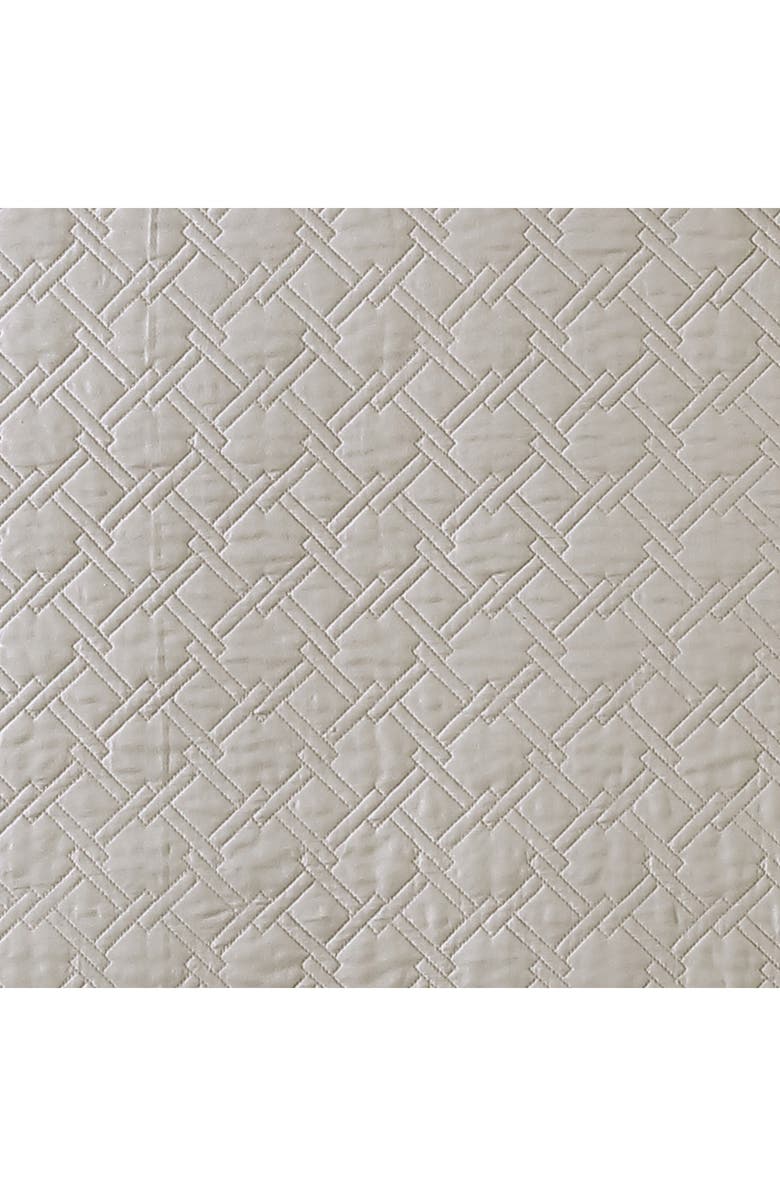 Modern Threads King Enzyme Washed Diamond Link Quilted Coverlet 3-Piece Set - Almond, Alternate, color,