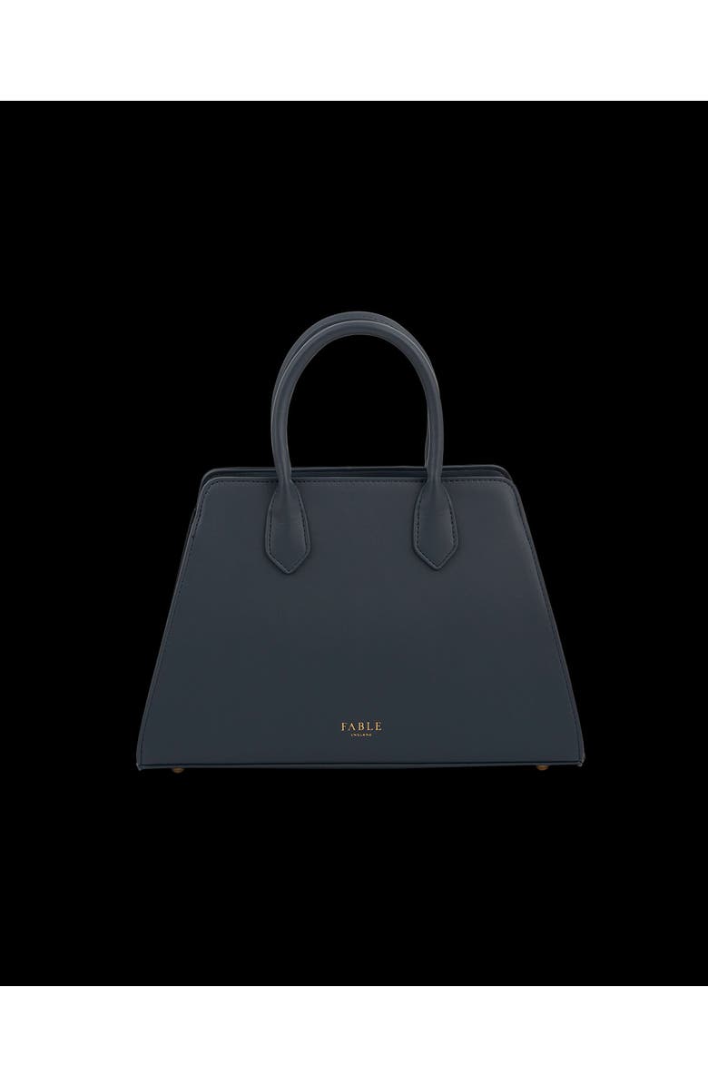 Fable England Navy Disty Medium Structured Tote, Alternate, color, Navy