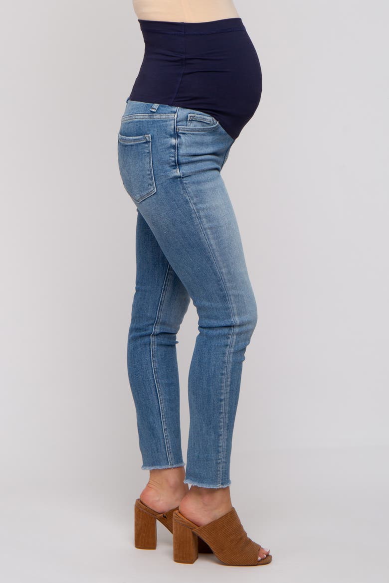 Maternity Skinny Jeans, Alternate, color, Blue