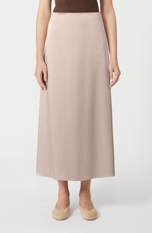 Weekend Max Mara Angelo Satin Skirt In Pink