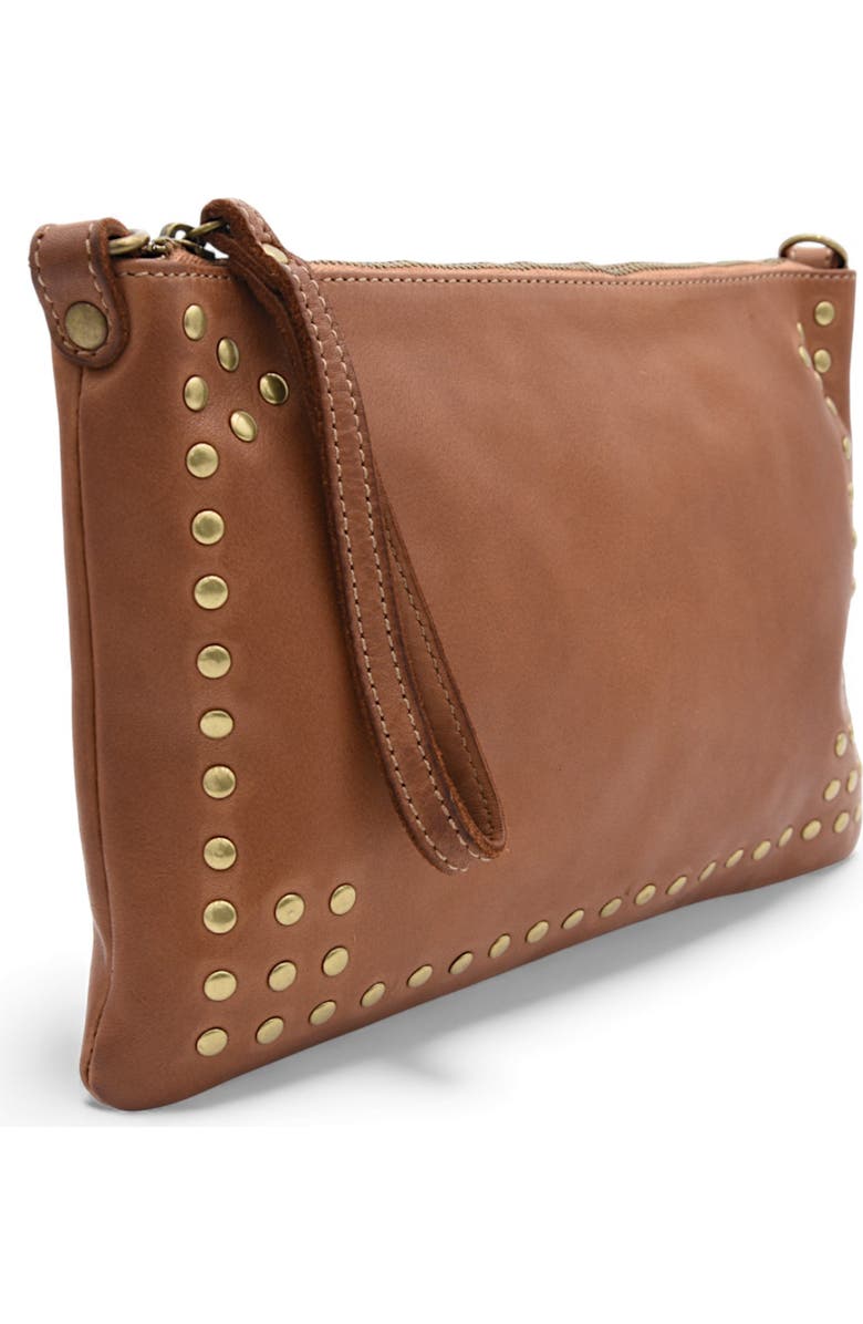 Bolsa Nova Boho Clutch, Alternate, color, Cognac