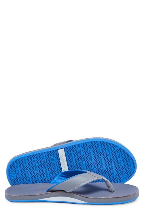 Hari Mari The Clipper Cask Waterproof Flip Flop In Fog