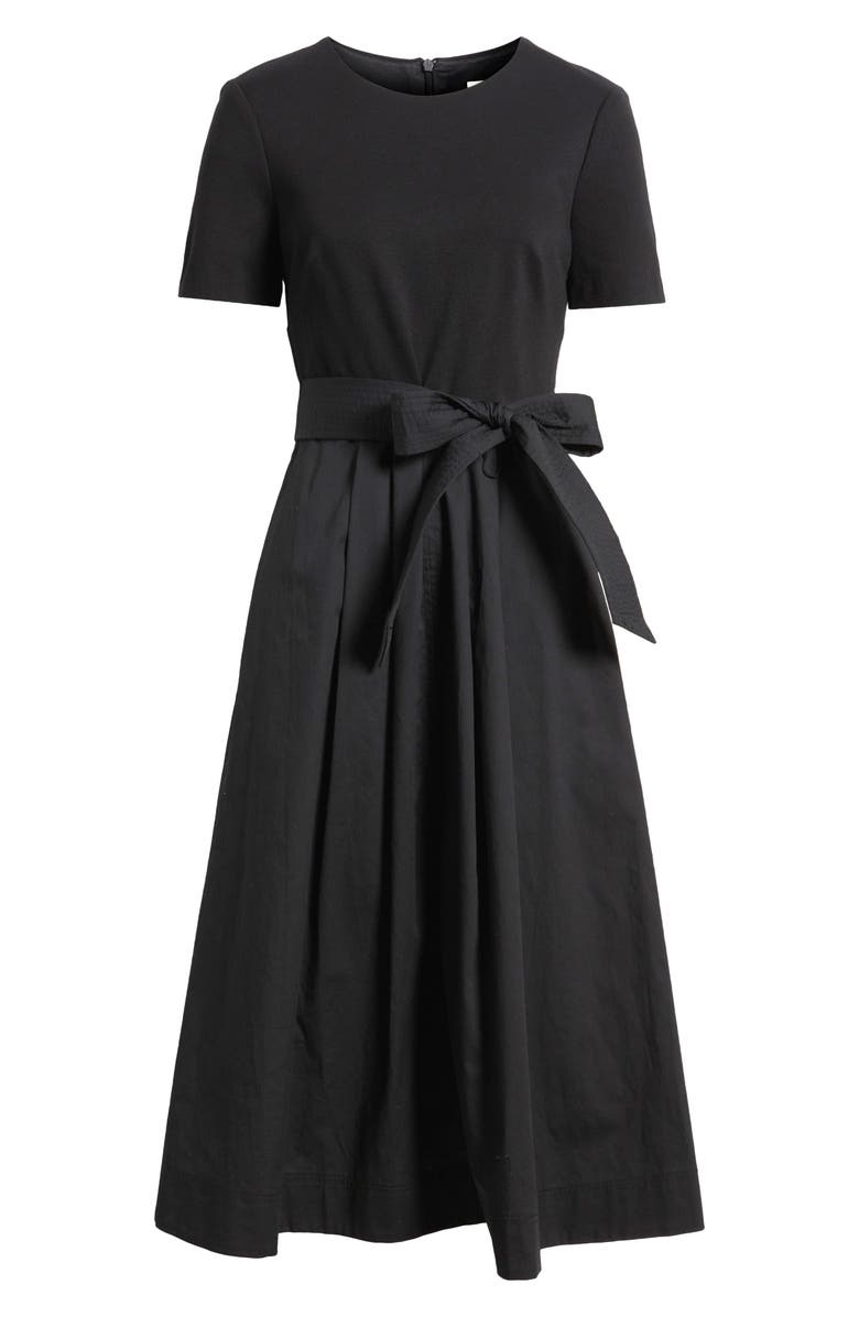 Eliza J Bow Detail Midi Dress, Alternate, color, 