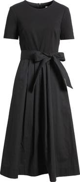 Eliza J Bow Detail Midi Dress