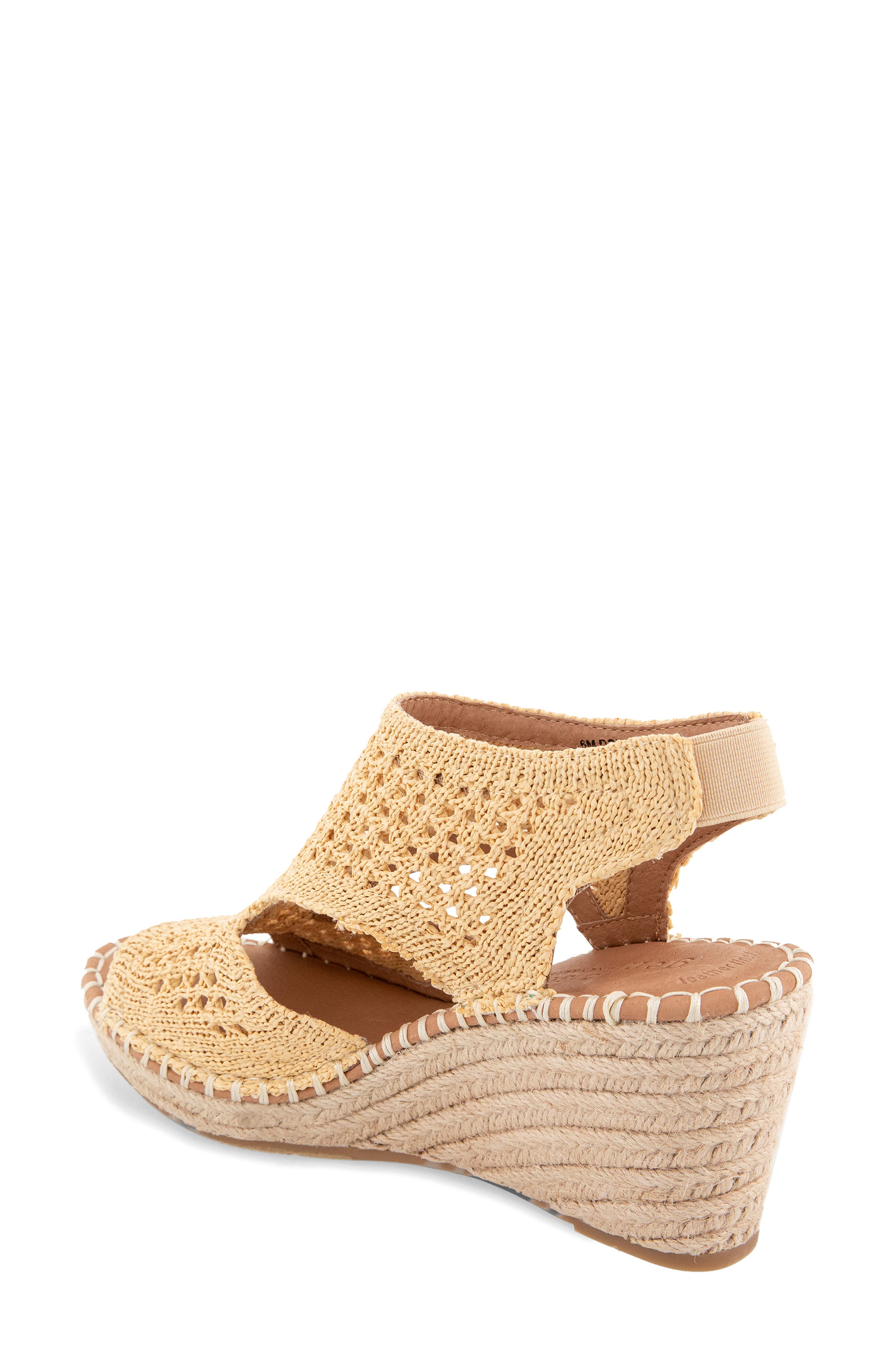 Gentle Souls Cody Cutout Espadrille Wedge Sandal, Alternate, color, Natural Knit