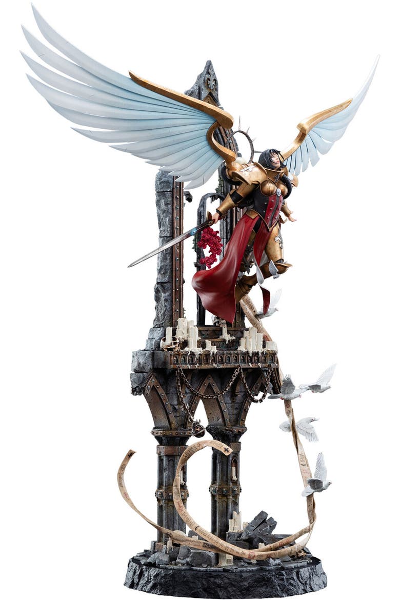 Warhammer 40K Celestine The Living Saint 16 Scale, Alternate, color, Multicolor