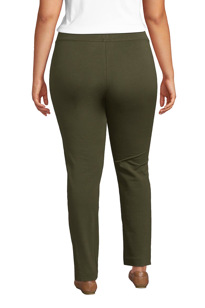 Starfish Mid Rise Slim Leg Pants, Alternate, color, Forest Moss