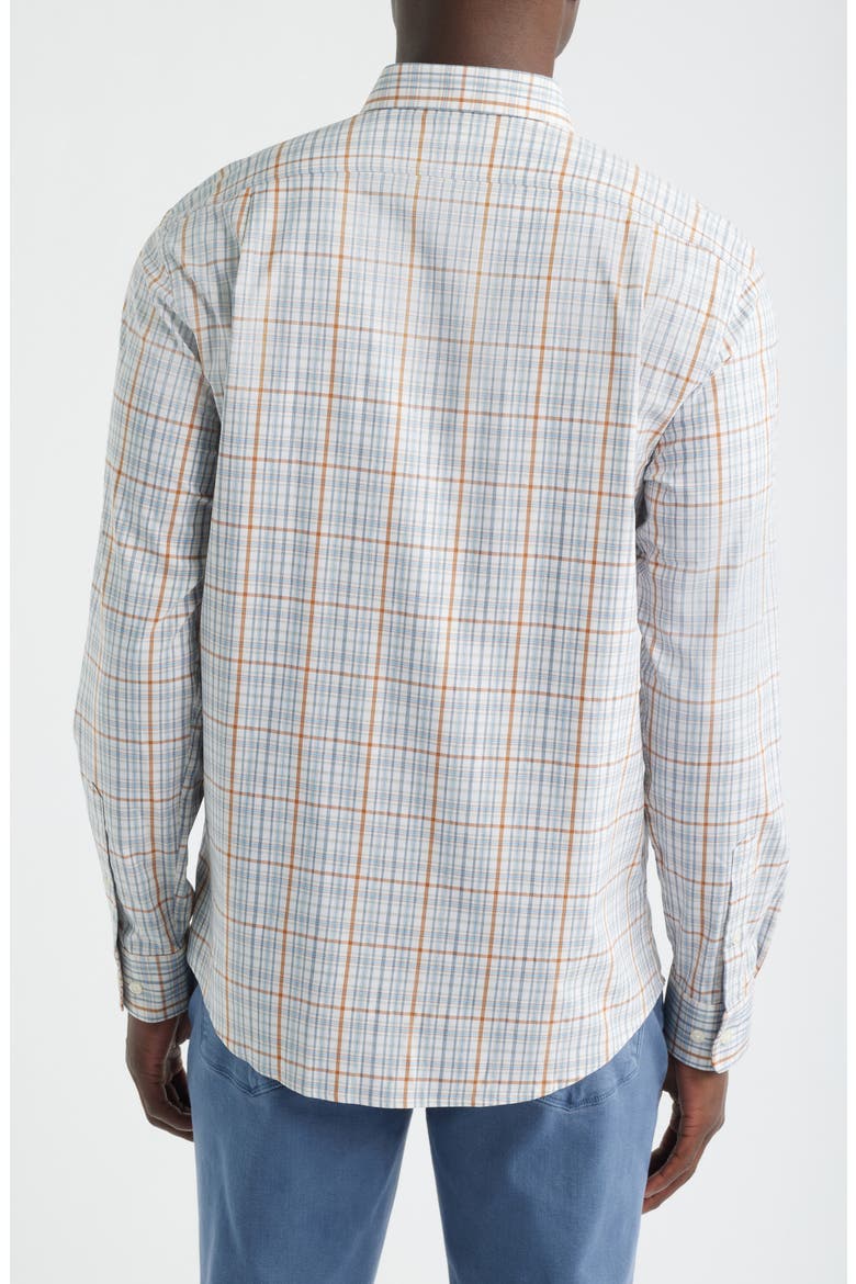 Suave Plaid Button-Down Shirt, Alternate, color, WHITE