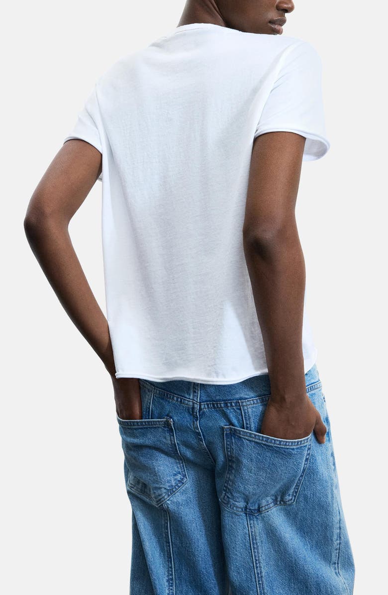 Desigual Stitch Logo T-Shirt, Alternate, color, White