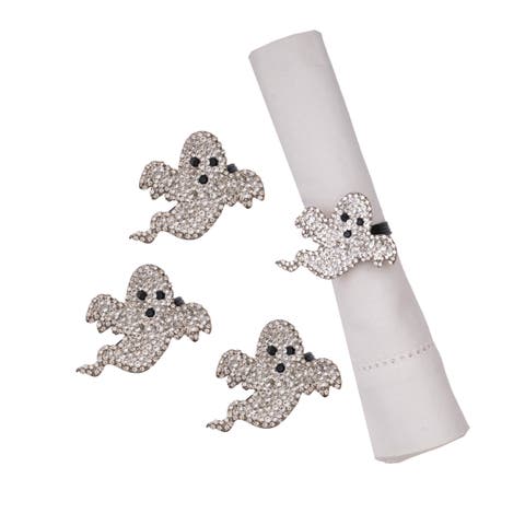 Halloween Ghost Set of 4 Napkin Rings