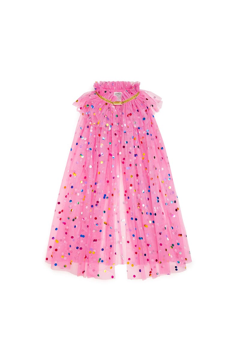 Sweet Wink Raspberry Confetti Cape, Main, color, Raspberry