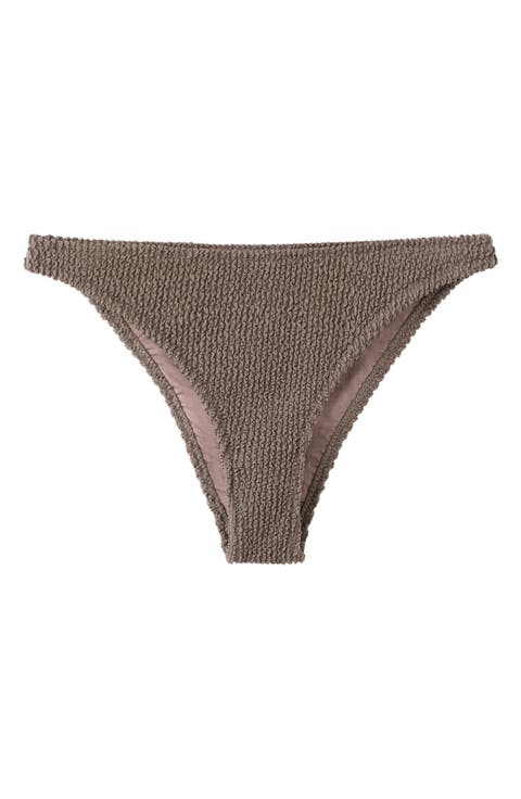Classic Textured Bikini Bottoms